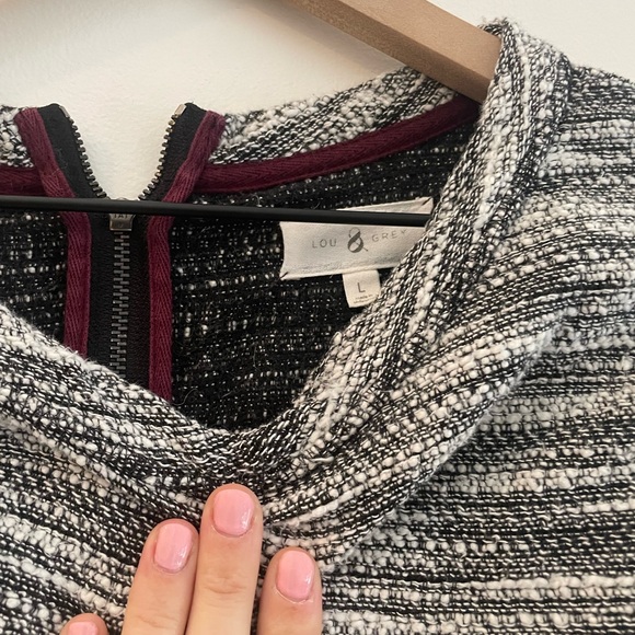 Lou and Grey Dress Grey Women’s Large Long Sleeve L - Picture 3 of 5